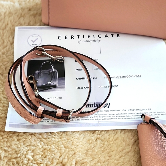 Gorgeous Coach Soft Blush Pink Minetta Satchel/Crossbody & Wallet Set 🩷 - Picture 4 of 17